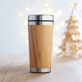 Термокружка с бамбуком 400ml